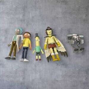 Lot of 5 - Rick and Morty Funko Lot Series 2017 Action Figures Loose